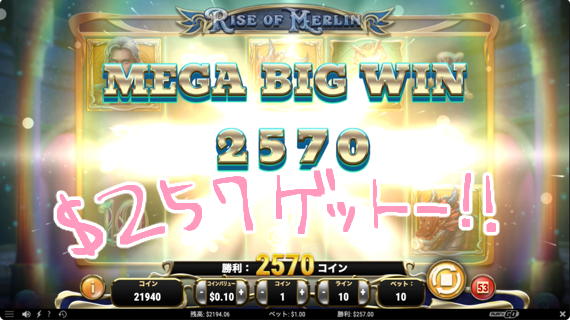 ＄257ゲット！