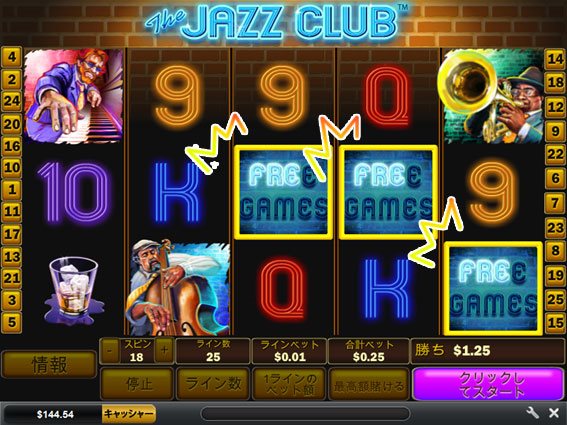 2回目のフリーゲーム