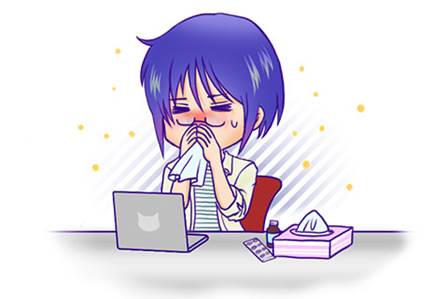 花粉症のしんちゃん