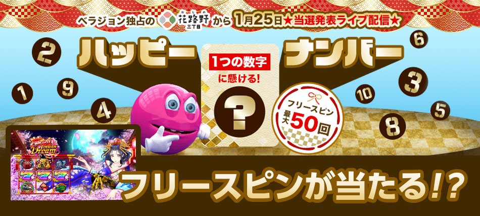 ハッピーナンバー抽選会トップ