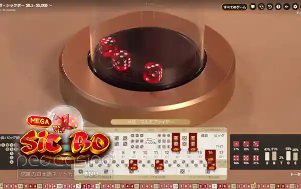 Mega Sic Bo(ライブ)