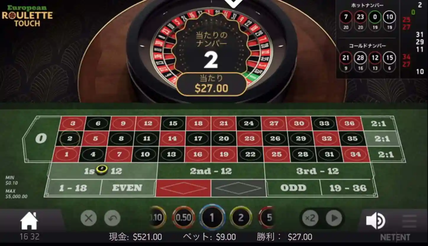 5ゲーム目からの5連敗