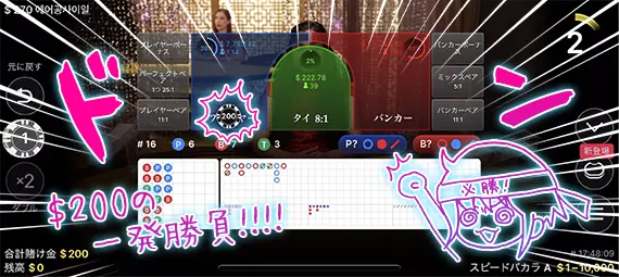 スピードバカラ