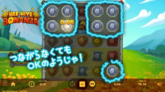 画面内に同絵柄6つ以上」でOK
