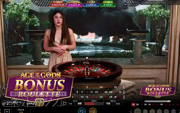 Age of the Gods Bonus Roullette