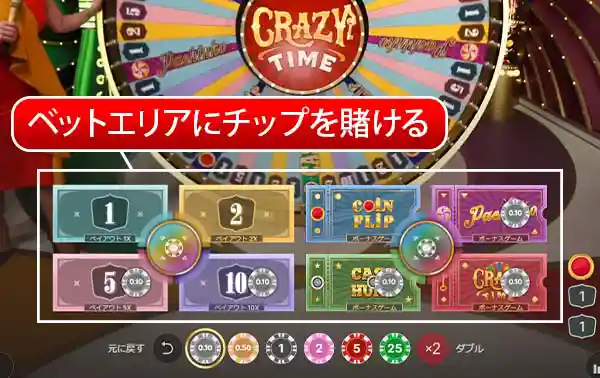 賭ける先を決める