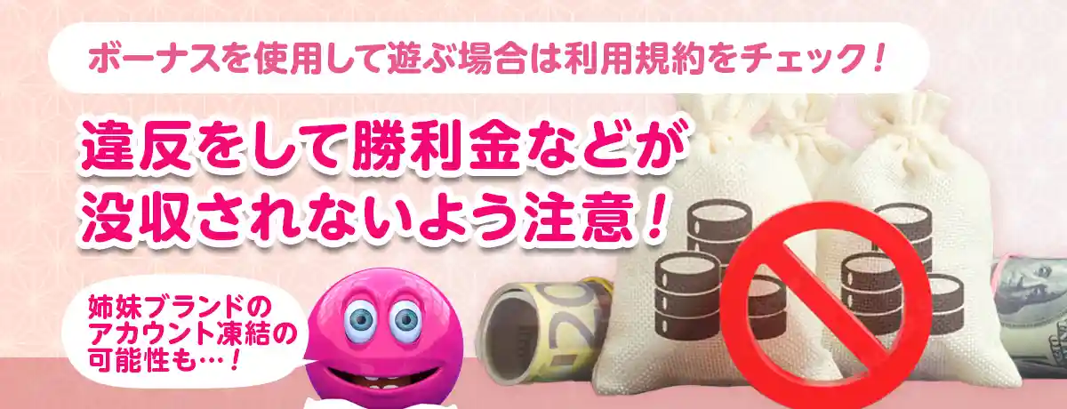 ボーナスの注意点