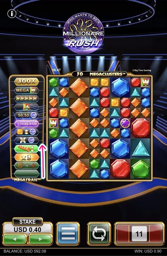 ゲージを駆け上がる