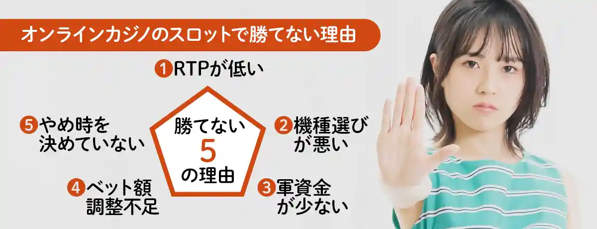 勝てない5つの理由