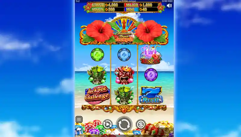 ハワイアンドリームジャックポット登場