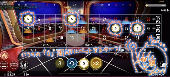ファイアブレイズルーレット