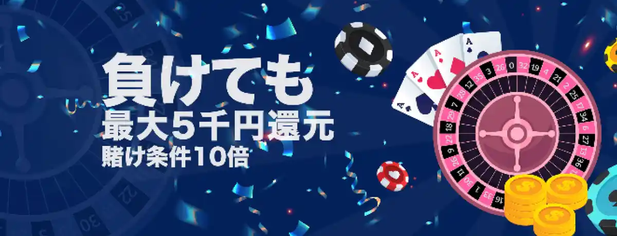 最大$500の100%入金ボーナス【スロット専用】