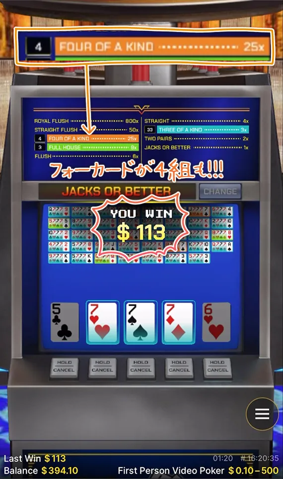 113ドル