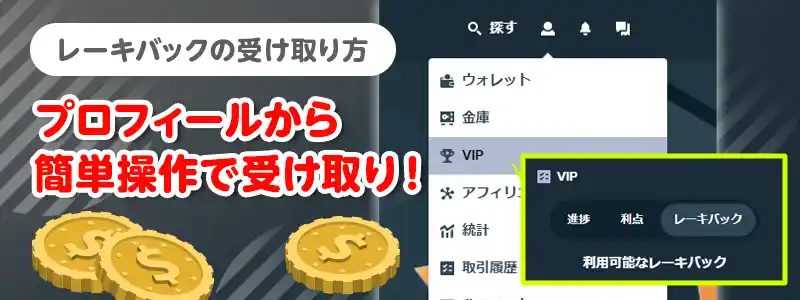 サイトからの受け取り方
