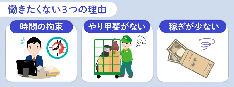 働きたくない理由は何?