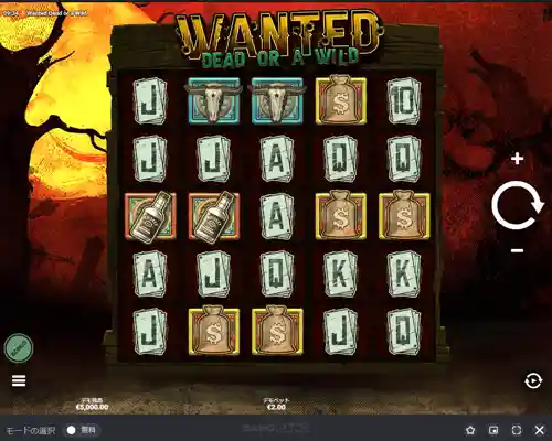 ウォンテッドデッドオアアワイルド(Wamted dead or a wild)