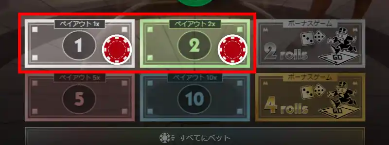 スプレットで7~11の場合、積極的にレイズ!