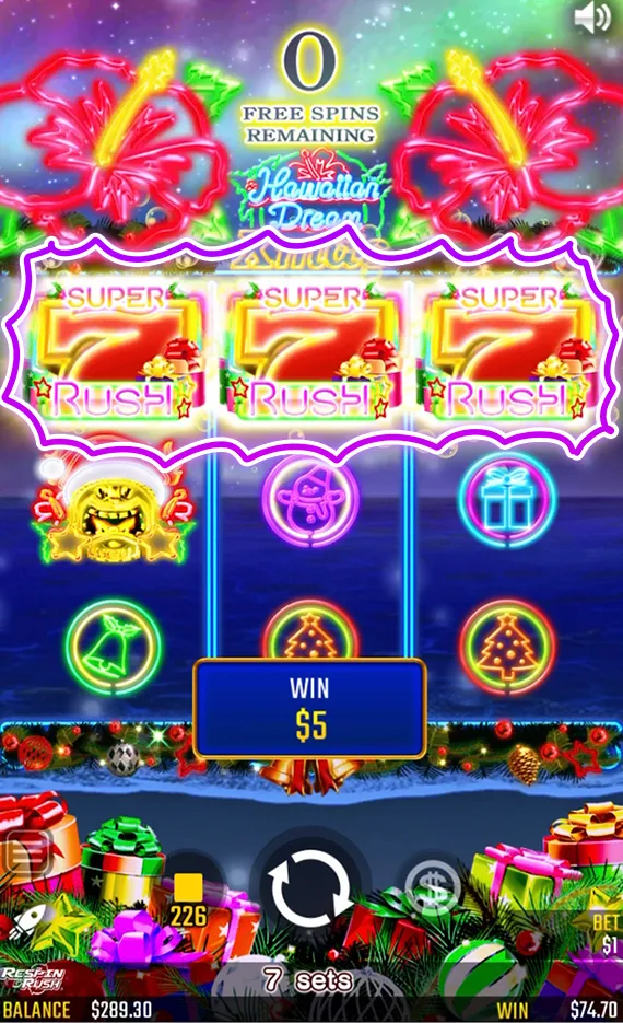 フリースピンがガンガン揃う